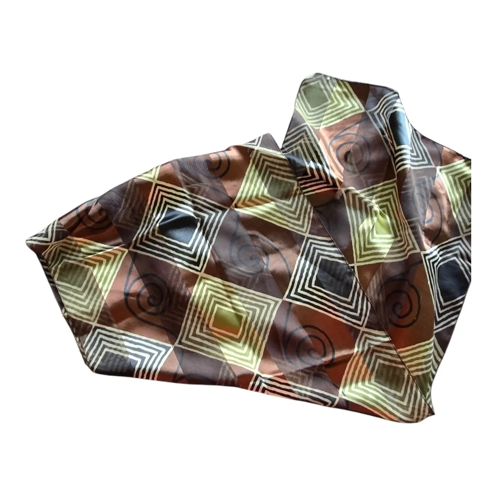 Brown and Black Scarves